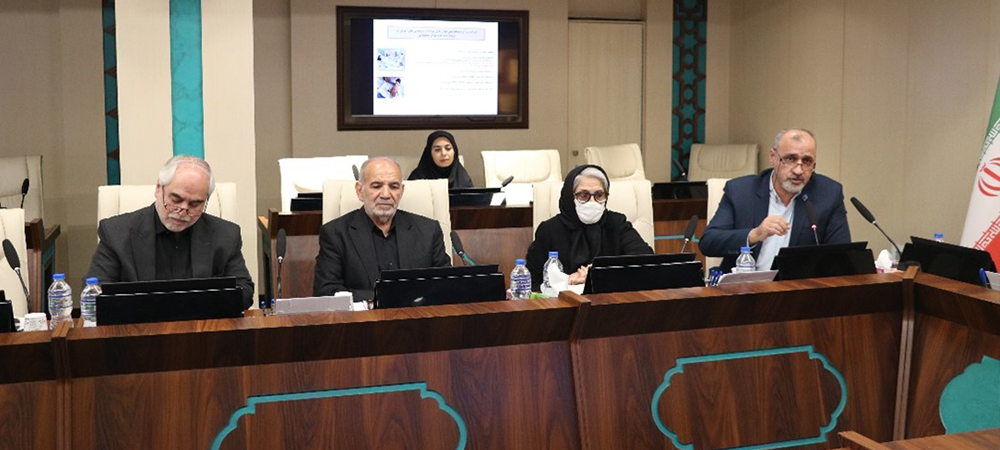 سخنرانی قائم مقام موسسه تحقیقات علوم شیلاتی کشور در فرهنگستان علوم